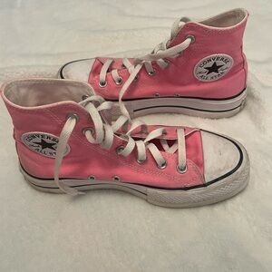 Converse Kids Pink High-Top Sneakers